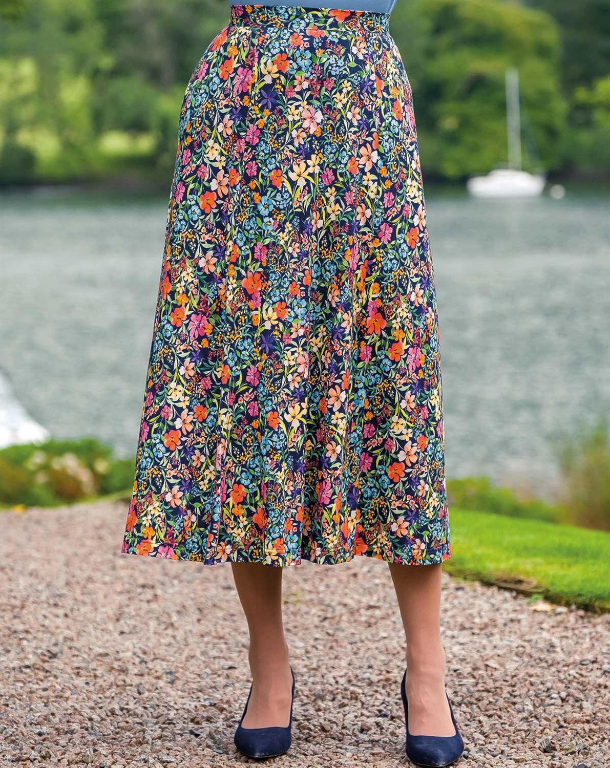 Floral skirt hotsell